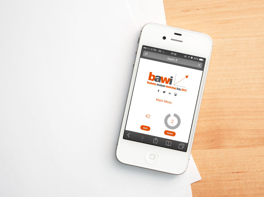 BAWI_sito web su mobile
