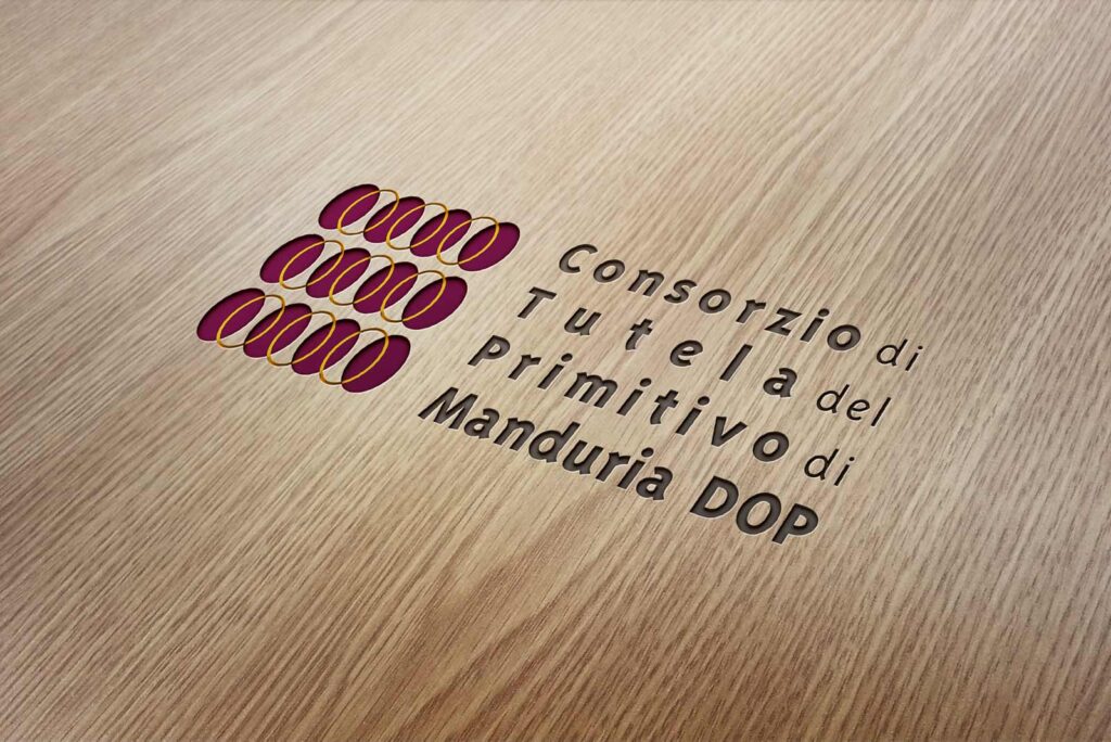 Consorzio Primitivo Manduria_logo impresso su legno