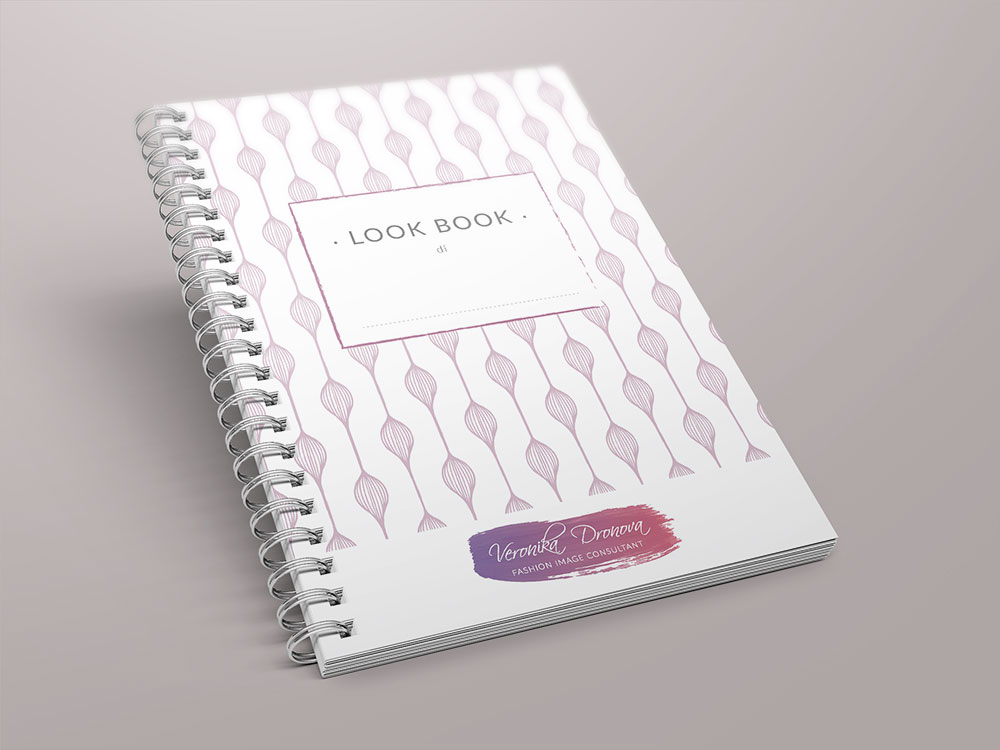 Cover del lookbook per clienti di Veronika Dronova