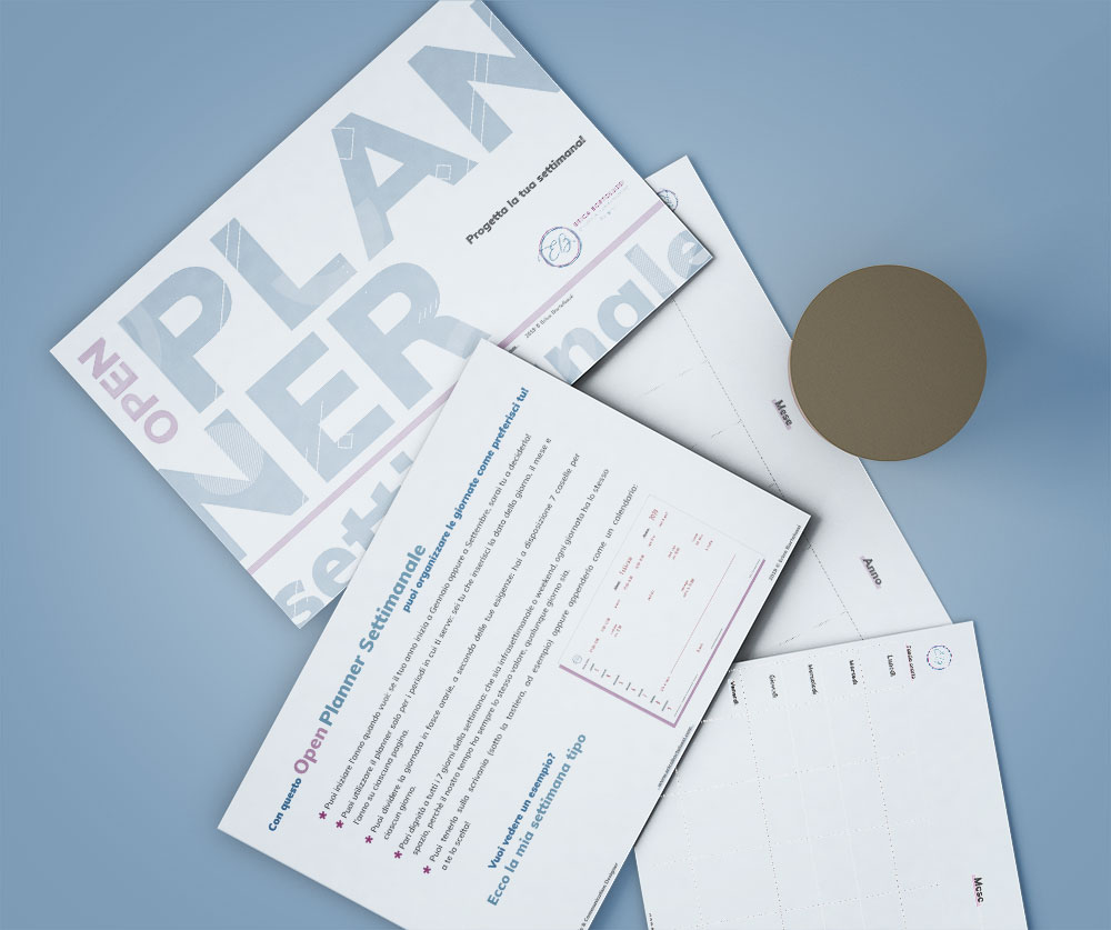 Open Planner Settimanale di Erica Bortolussi
