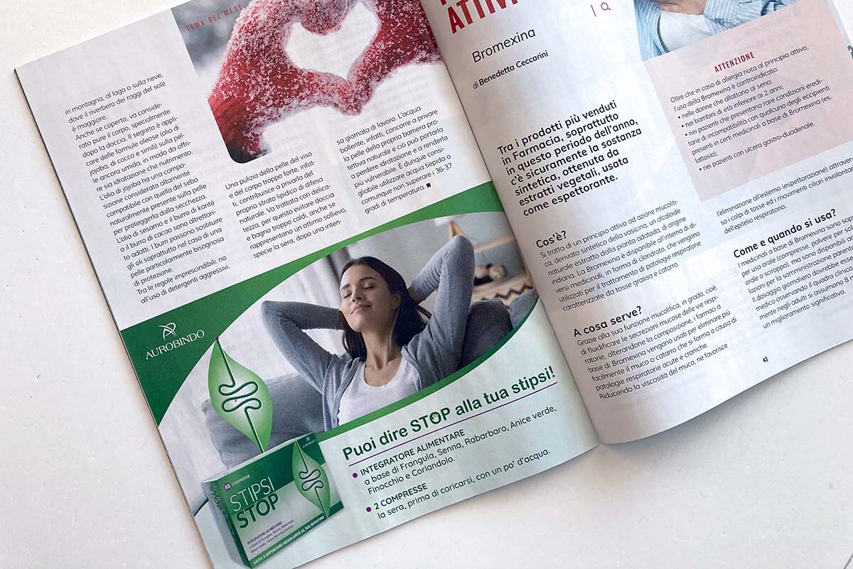 ADV per il prodotto StipsiStop su rivista di settore