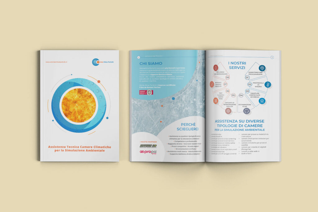 Omnia Klima Technick_brochure_cover e pagine interne_Erica Bortolussi