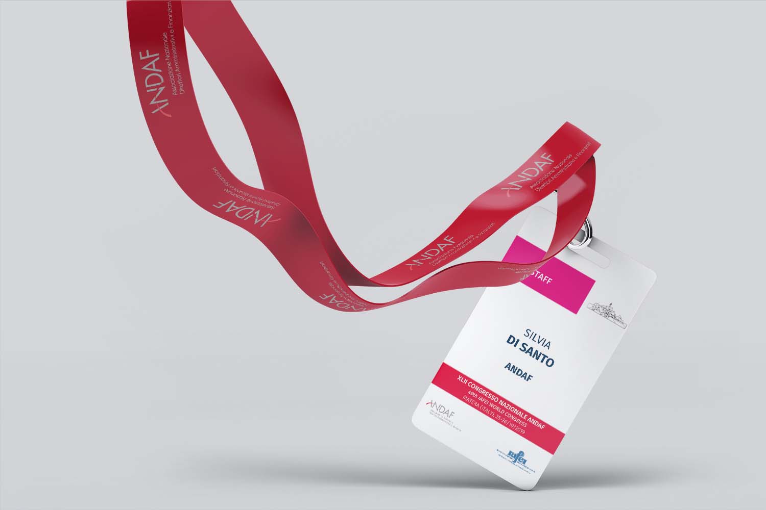 Badge per Congresso Nazionale Andaf 2019