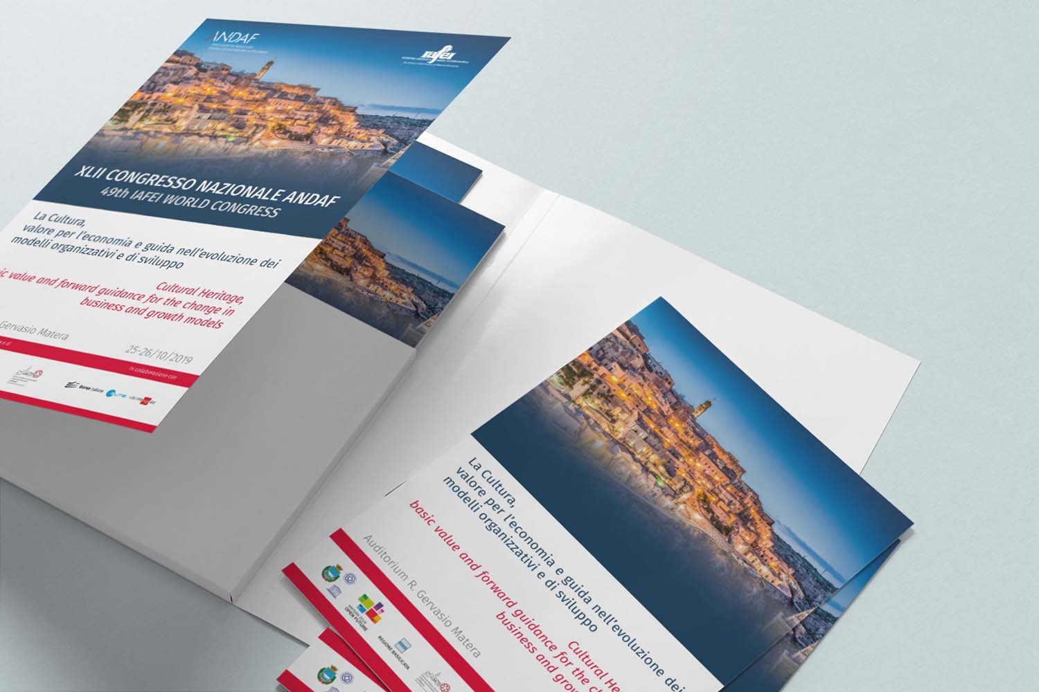 Cartellina e programma per Congresso Nazionale Andaf 2019