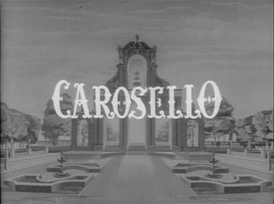 Screen di apertura del Carosello