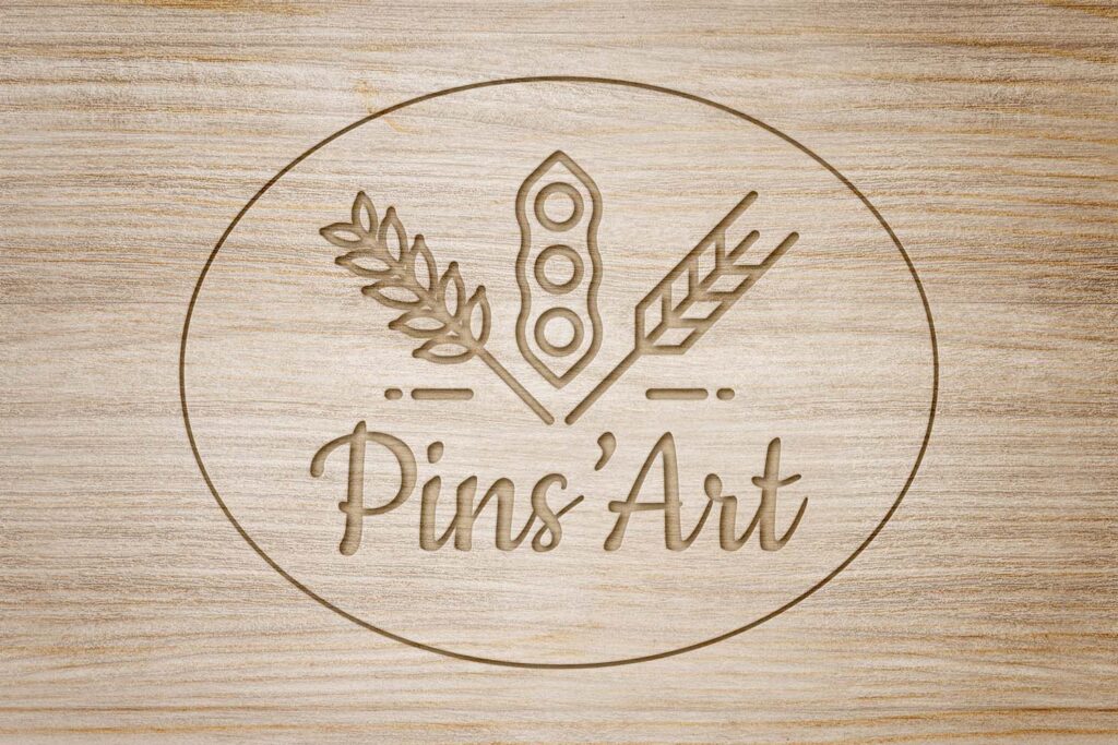 Logo per pinseria a Torino Pin'Art